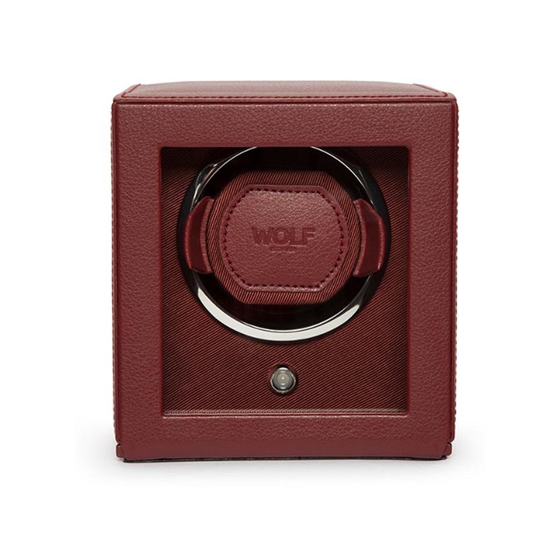 Cub Single Watch Winder With Red Cover