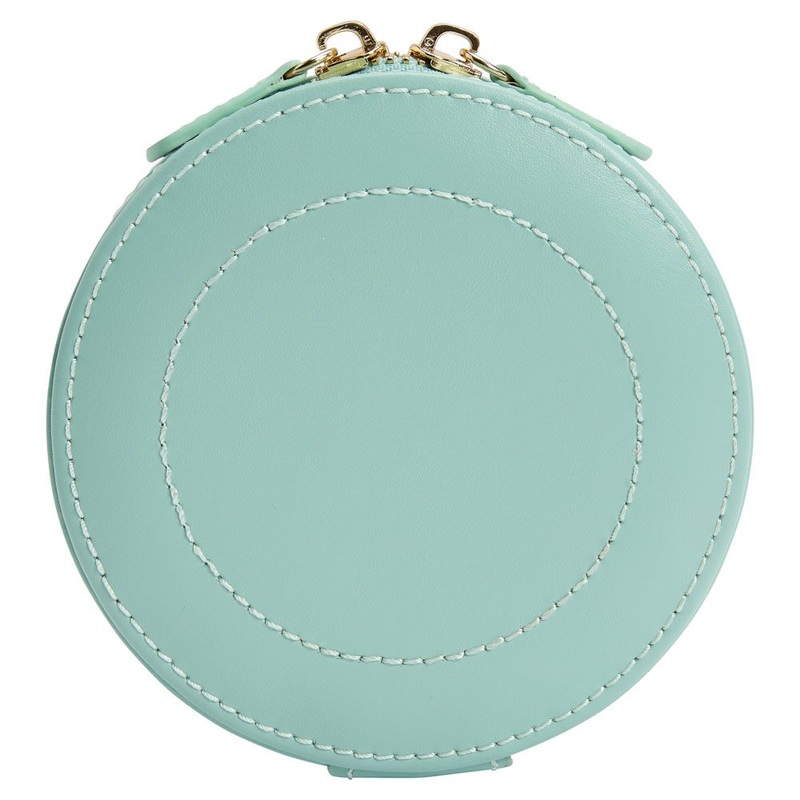 Sophia Round Jade Zip Case