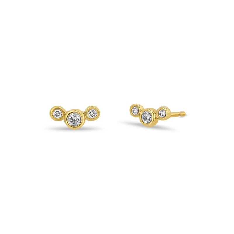 Trio Diamond Earrings