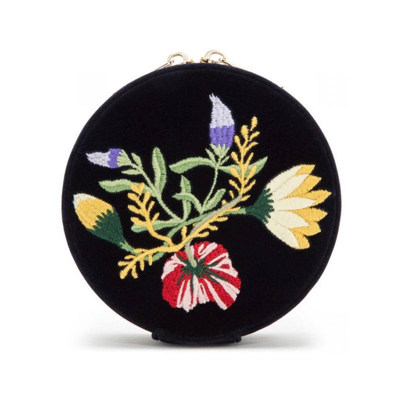 Zoe Travel Round Jewelry Case
