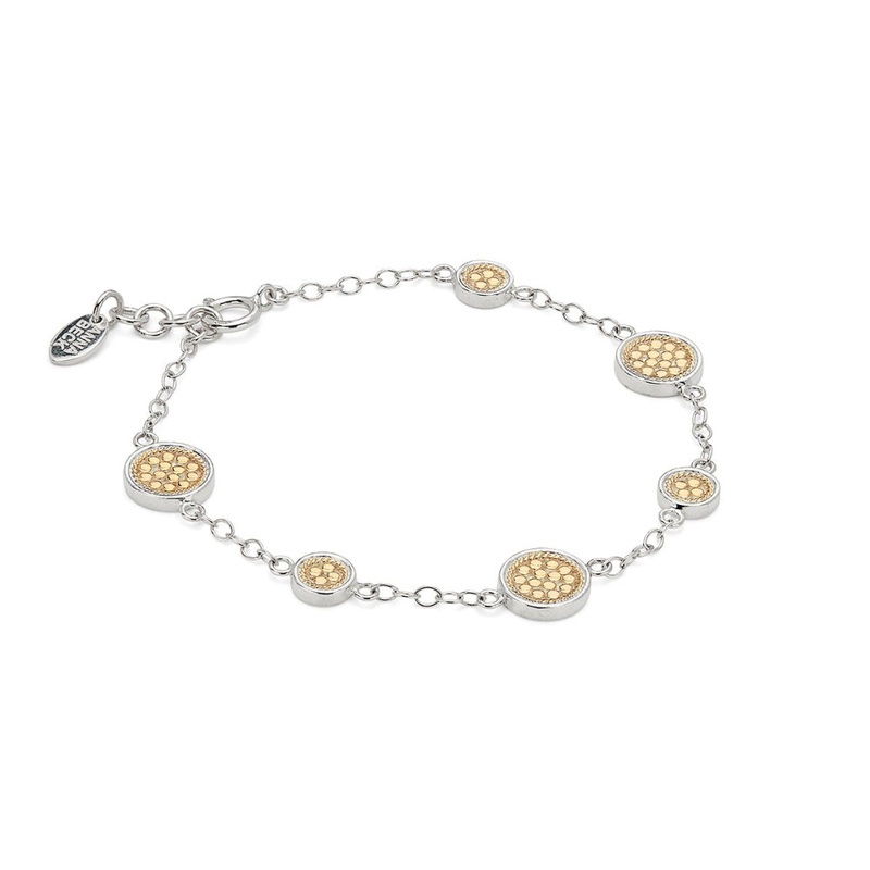 Anna Beck Classic Two-Tone Station Bracelet