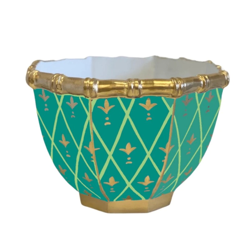 Dana Gibson Small Newport Bamboo Bowl