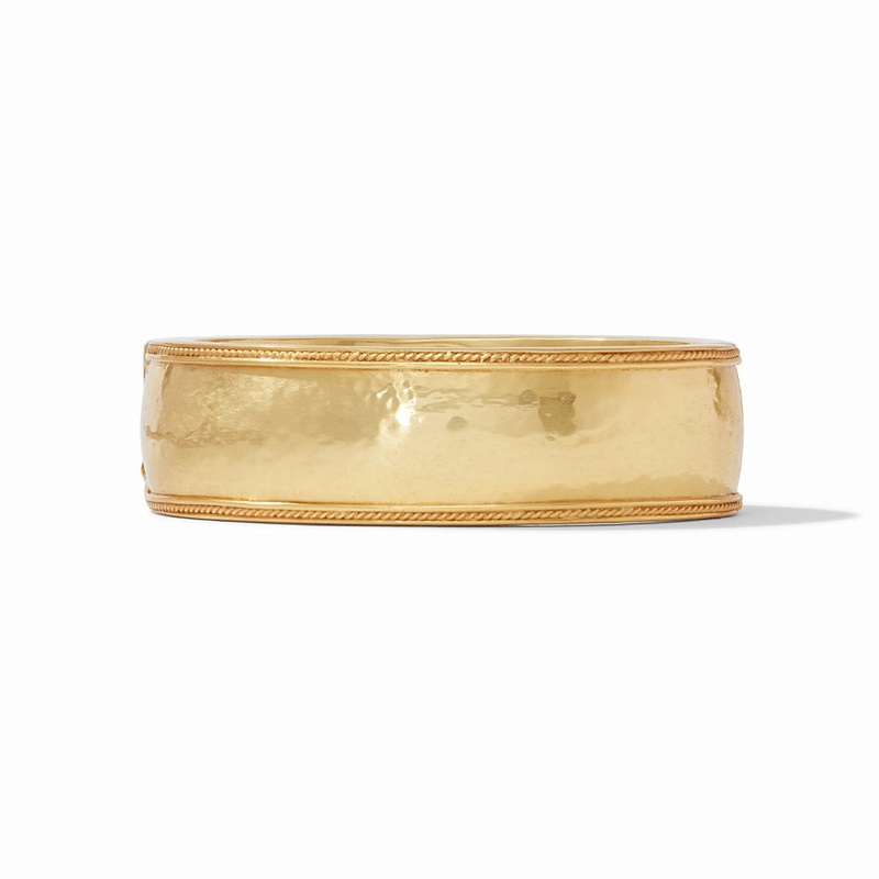 Julie Vos Gold Cannes Statement Hinge Bangle