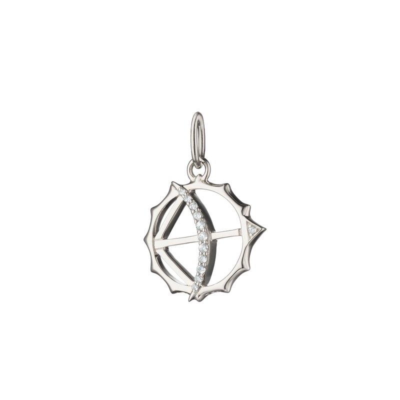 Monica Rich Kosann Mini "Apollo" Bow and Arrow Charm