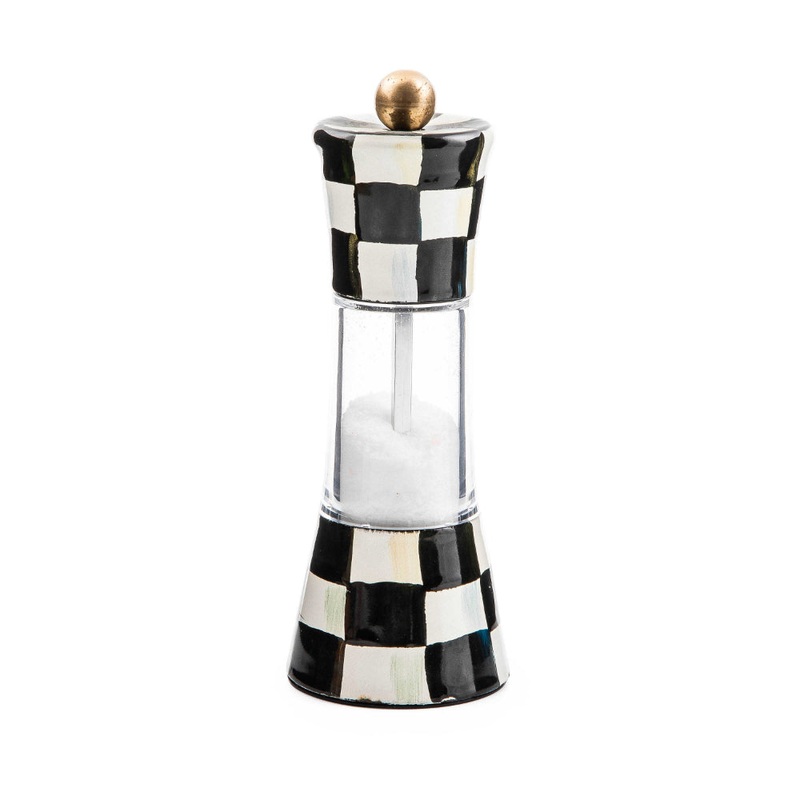 MacKenzie-Childs Courtly Check Enamel Grinder