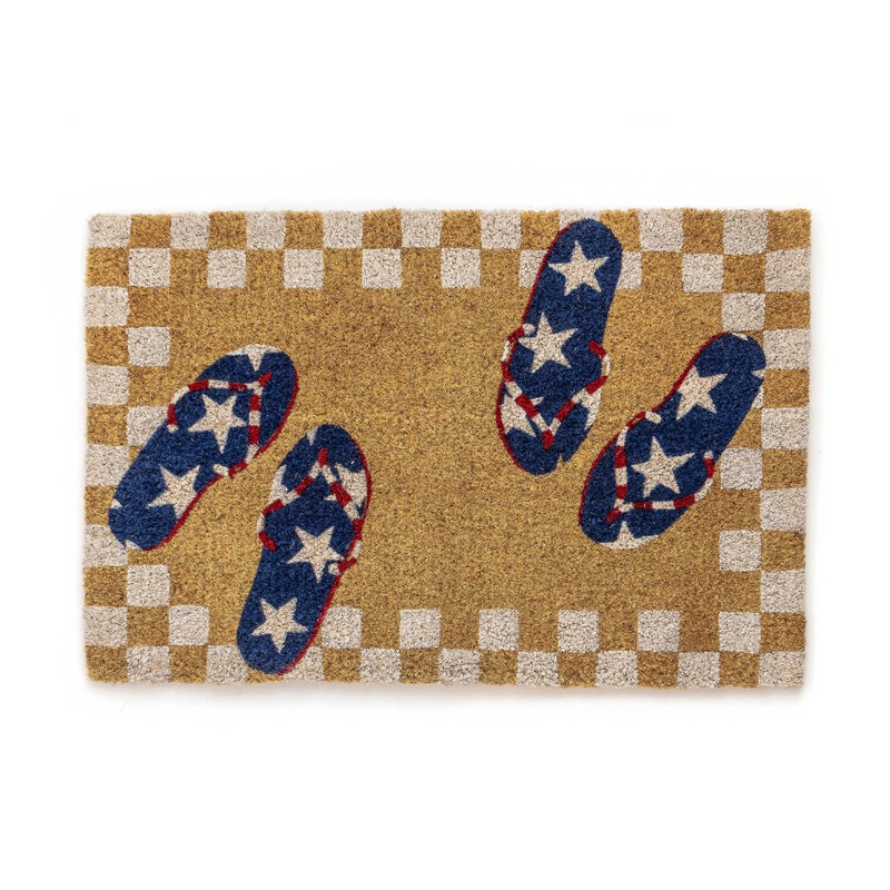 MacKenzie-Childs Flip Flops Entrance Mat