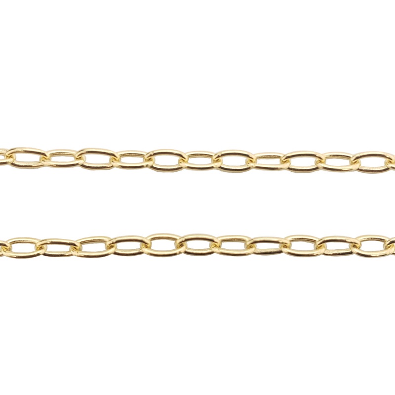 Smyth Jewelers Linked 2.1mm Paperclip Chain Welded Bracelet