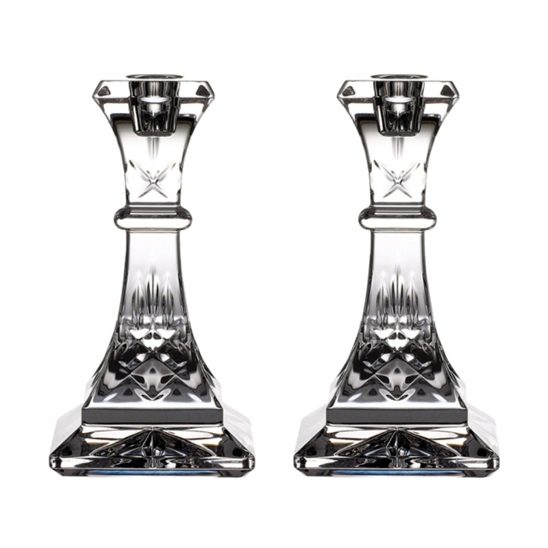 Waterford Lismore 6in Candlestick Pair