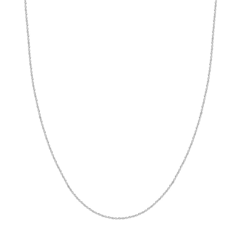 14k Gold Sparkle Cut Singapore Chain