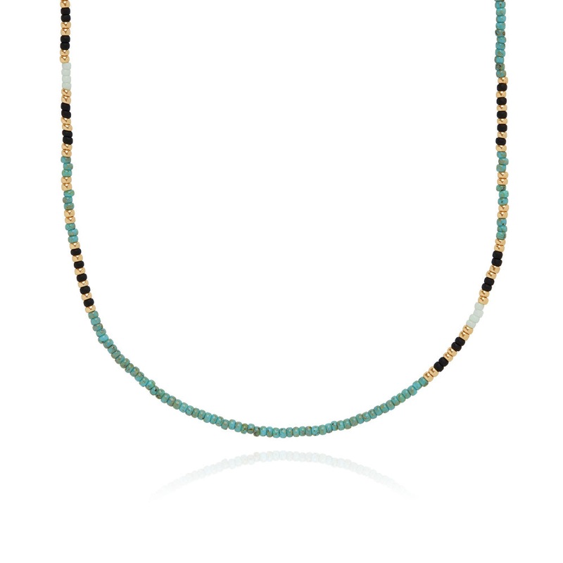 Anna Beck Mixed Bead Necklace, 42"