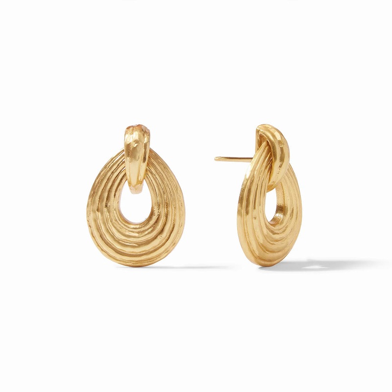 Julie Vos Havana Demi Doorknocker Earring