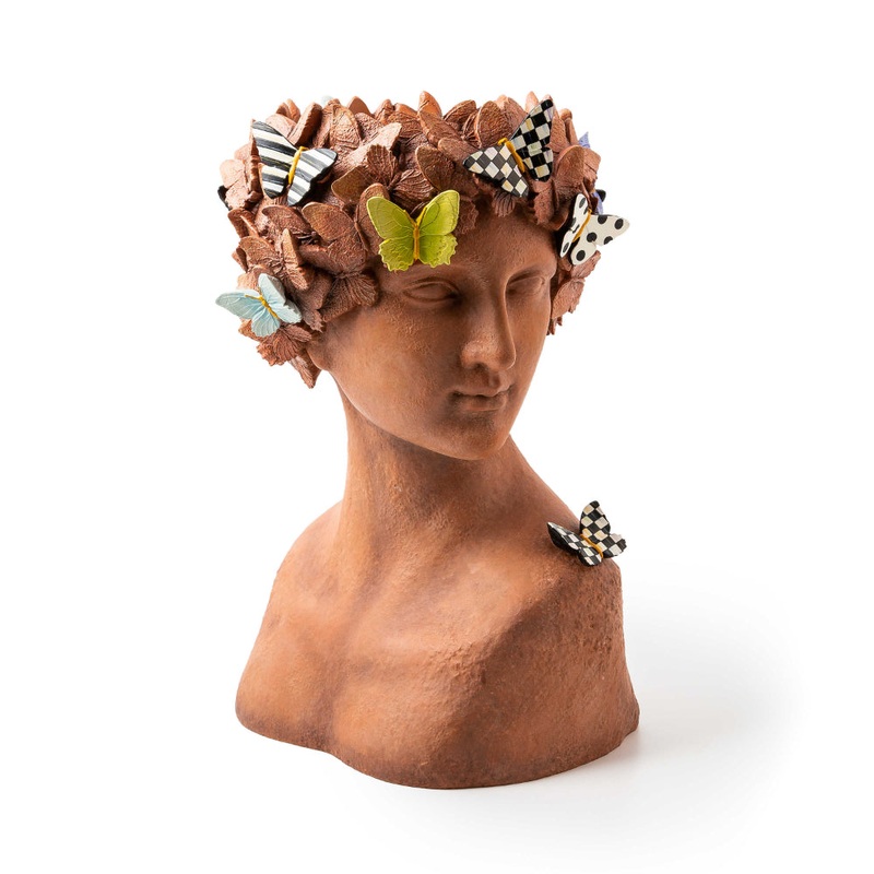 MacKenzie-Childs Persephone Bust Planter - Large *IN-STORE PICKUP ONLY*