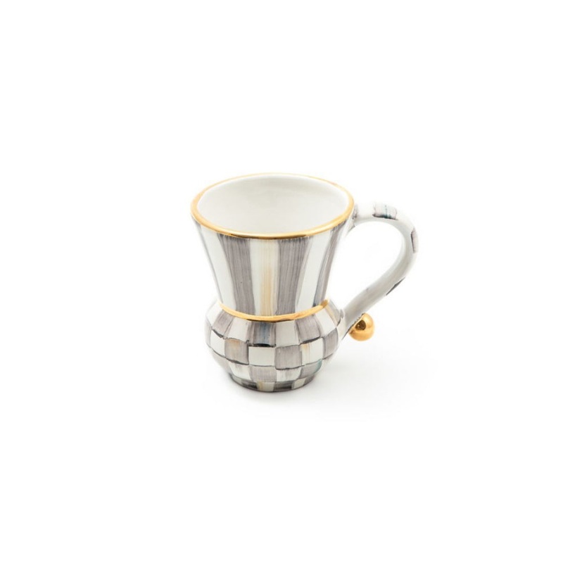 MacKenzie-Childs Sterling Check Mug
