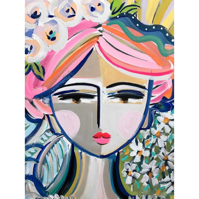 She Is Fierce Stretched Canvas