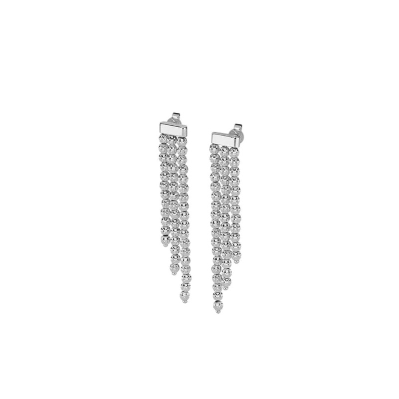 Desmos "Crystal Drop" 3 Row Earrings