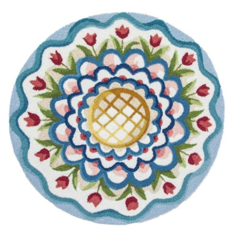 MacKenzie-Childs King Ferry Rug - 3' round