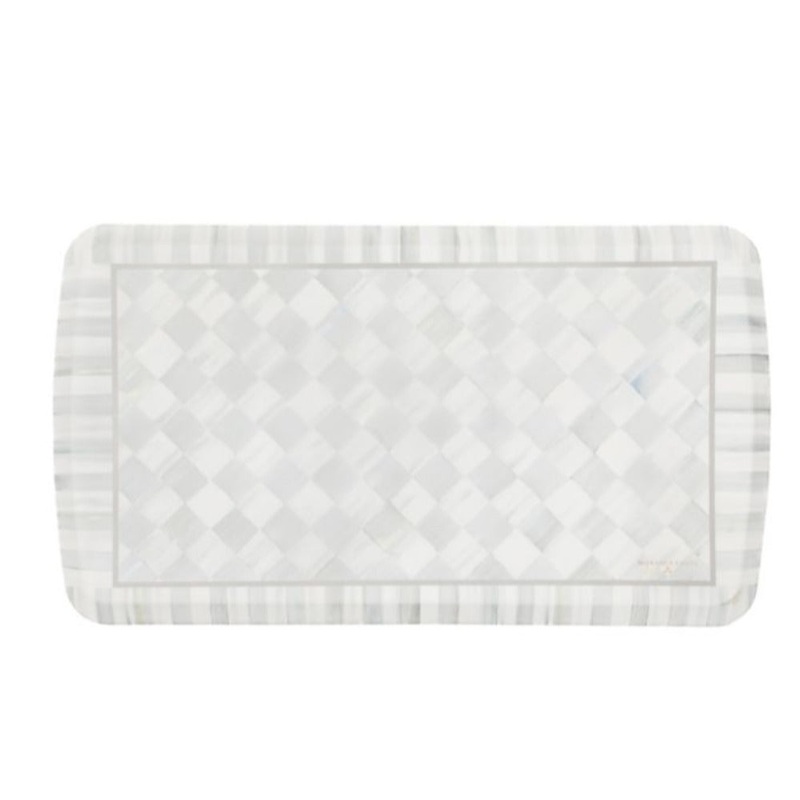 MacKenzie-Childs Sterling Check Gel Pro Comfort Mat