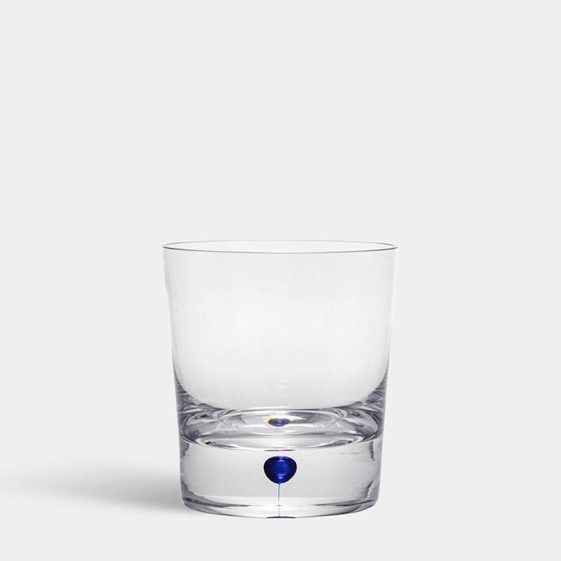 Orrefors Intermezzo Blue Double Old Fashioned