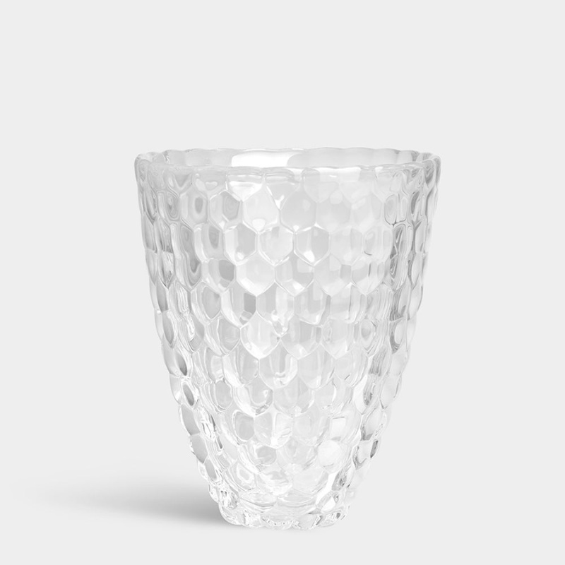 Orrefors Raspberry Vase-Large