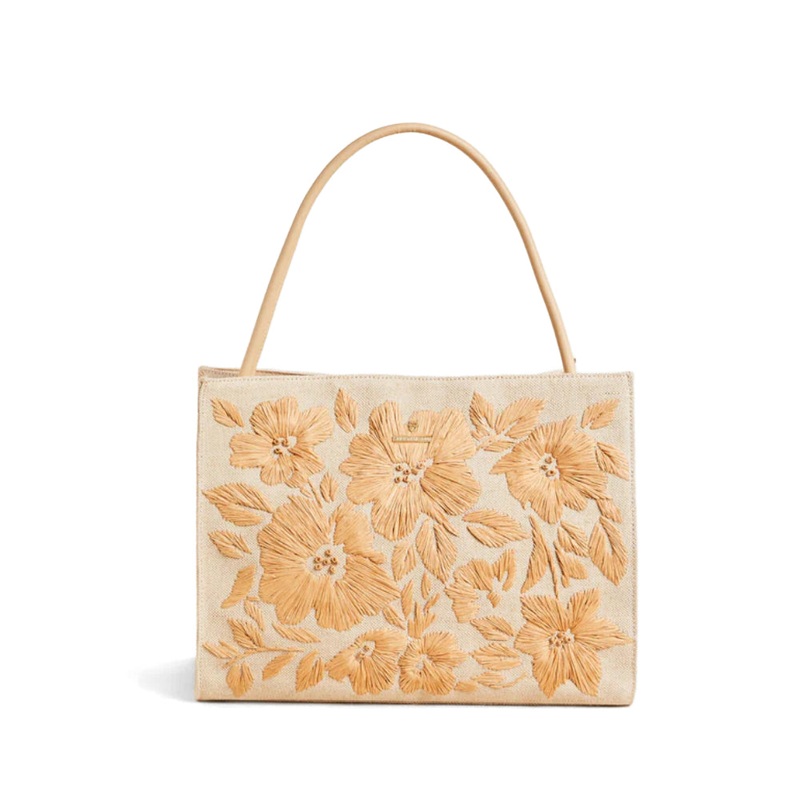 Spartina Piper Raffia Tote - Calm Waters