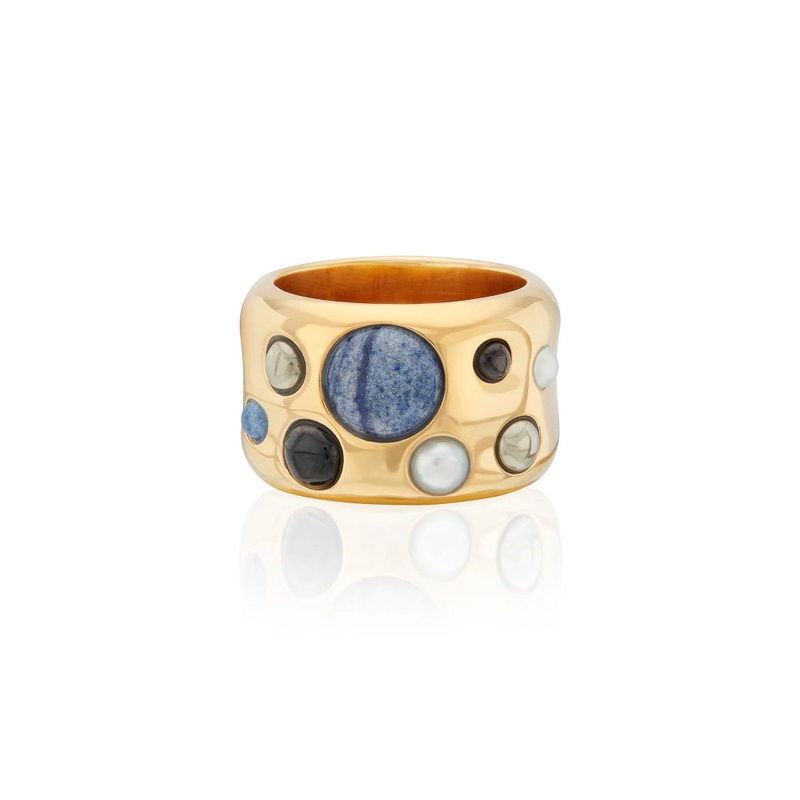 Anna Beck Wavy Multi-Stone Ring