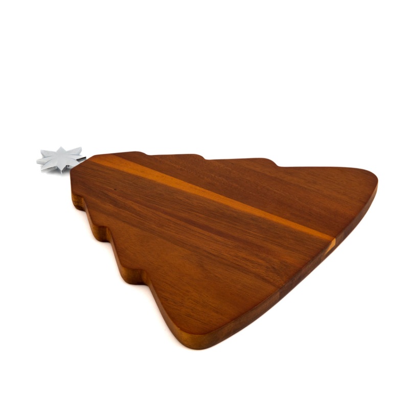 Namb Holiday Christmas Tree Cheeseboard w/Spreader