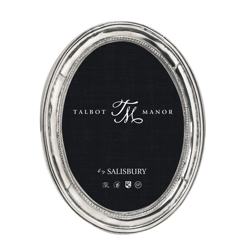 Salisbury Talbot Manor Beaded 5x7 Oval Photo Frame
