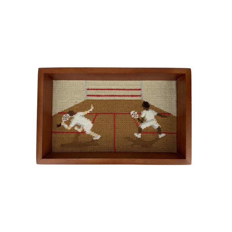 Smathers & Branson Squash Court Scene Valet Tray