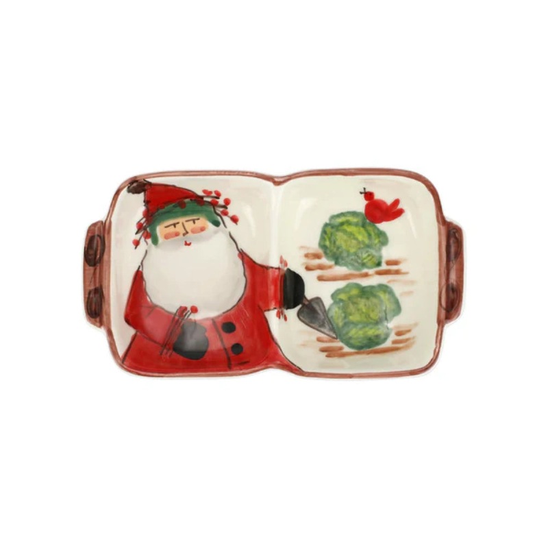 Vietri Old St. Nick Two-Part Server