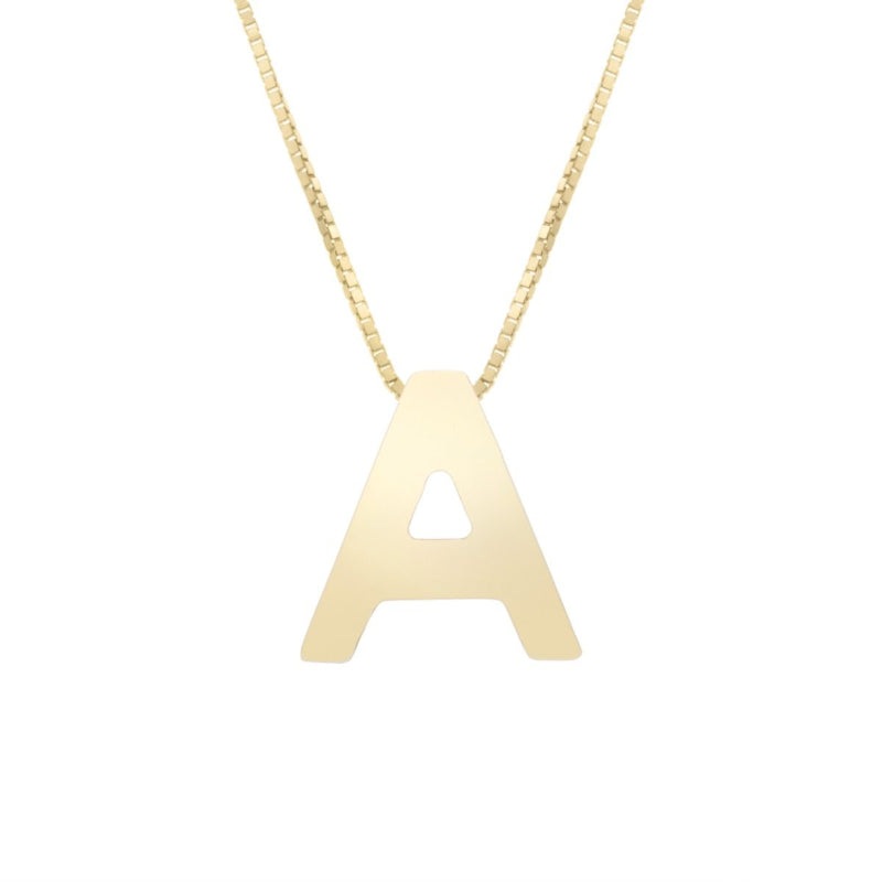 14K Block Letter Initial - ALL LETTERS