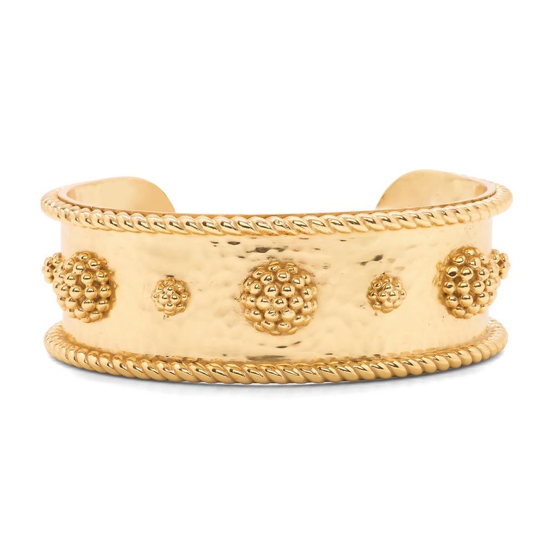 Capucine De Wulf Berry Cuff in Hammered Gold