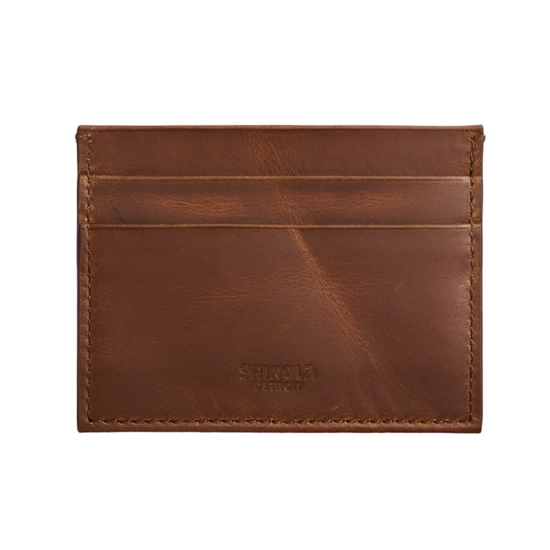 Shinola 5 Pocket Card Case Navigator Leather