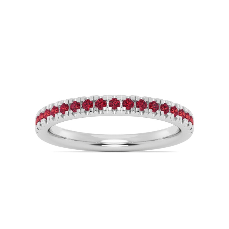 Smyth Jewelers Stackable Pav Garnet Ring