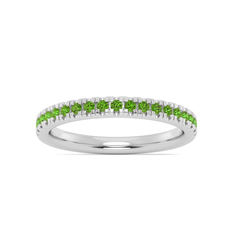 Smyth Jewelers Stackable Pav Peridot Ring