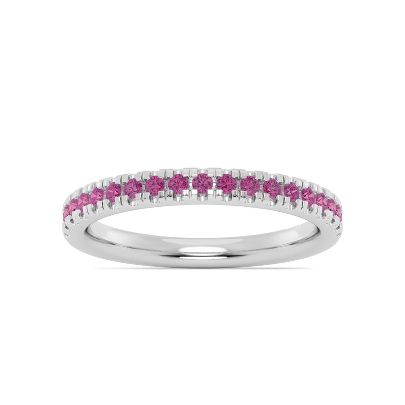 Smyth Jewelers Stackable Pav Pink Tourmaline Ring