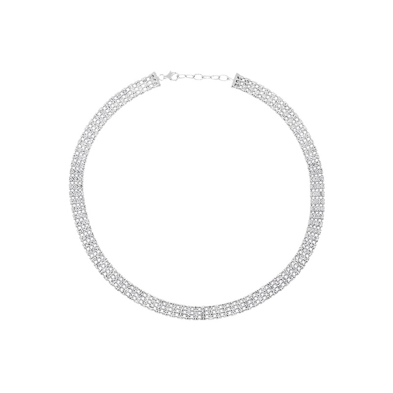 Desmos Infinity Diamond-Cut Adjustable Necklace