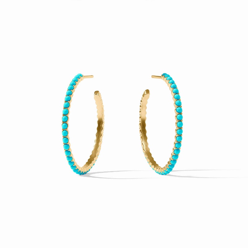 Julie Vos Juliet Hoop - Turquoise