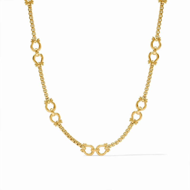 Julie Vos Saratoga Demi Link Necklace