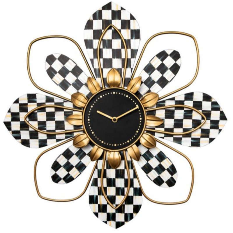 MacKenzie-Childs Blooming Wall Clock