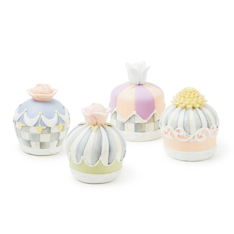 MacKenzie-Childs Cameo Petit Fours-Set of 4