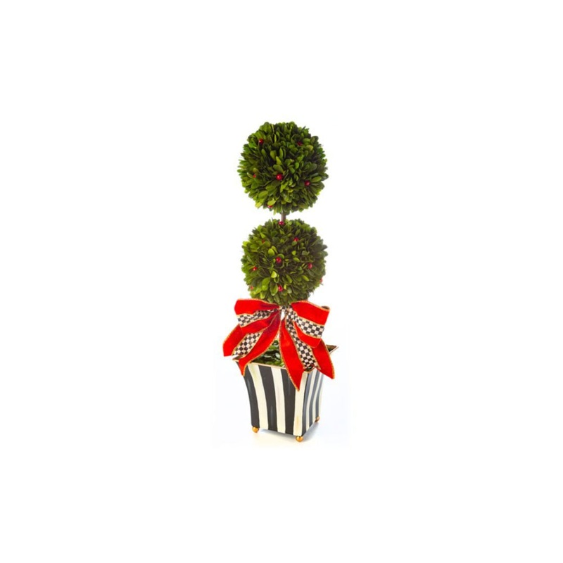 MacKenzie-Childs Classic Courtly Boxwood Topiary