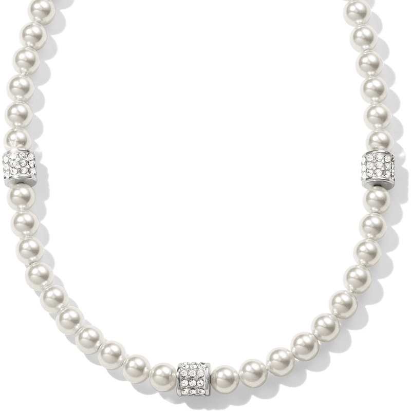 Brighton Meridian Petite Pearl Station Necklace