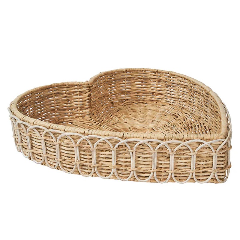 Juliska Provence Rattan 16" Heart Tray