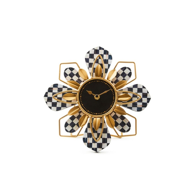 Mackenzie-Childs Blooming Desk Clock