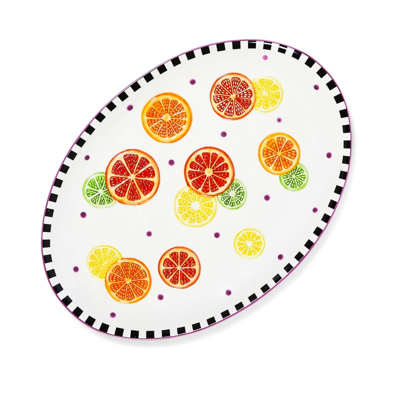 MacKenzie-Childs Tutti Frutti Platter