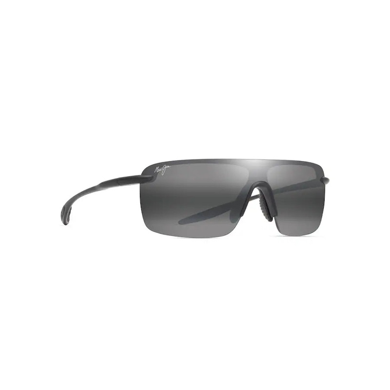 Maui Jim PALULU Polarized Shield Sunglasses - Matte Black