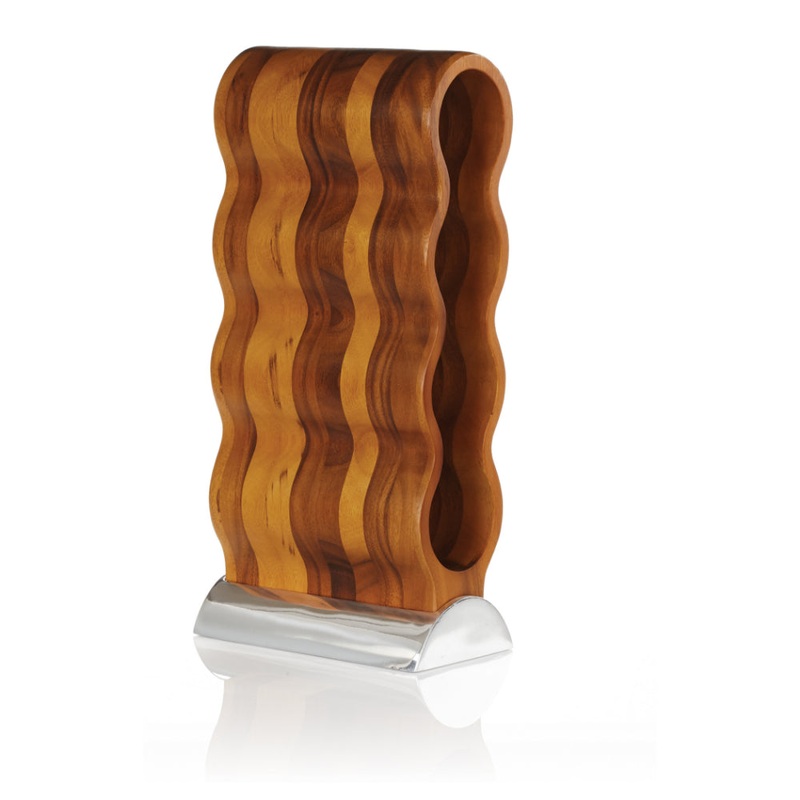 Nambe Curvo Wine Rack
