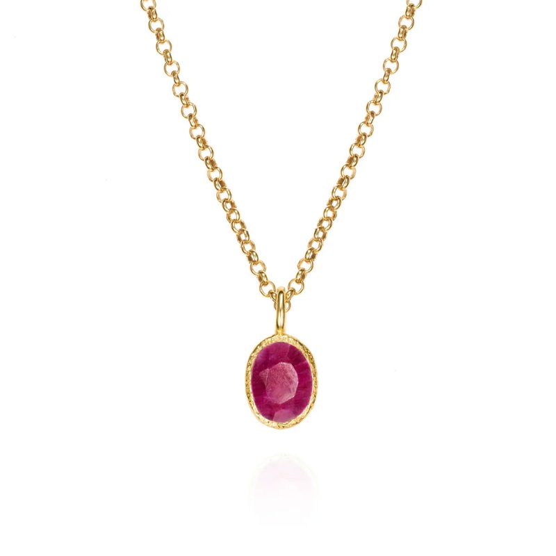 Jorge Revilla Zen Collection Ruby Drop Pendant (Chain Sold Separately)