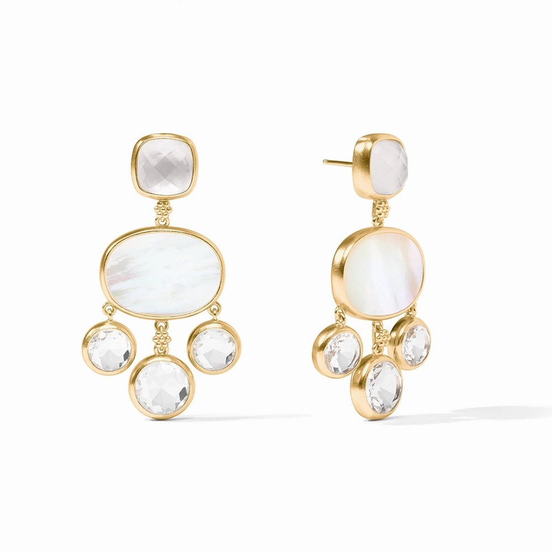 Julie Vos Kaleidoscope Chandelier Earrings