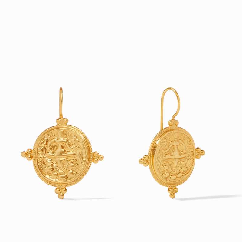 Julie Vos Quatro Coin Earrings